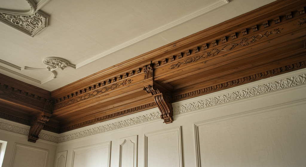 Corniches et moulures de tête