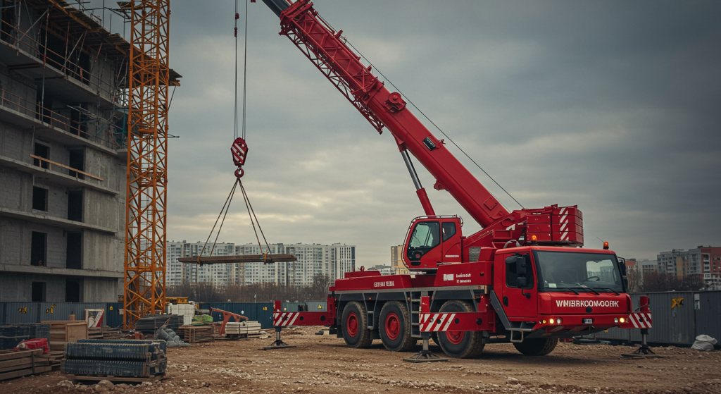 Grue Mobile L indispensable Alli e De Vos Chantiers Grue Mobile L indispensable Alli e De Vos Chantiers