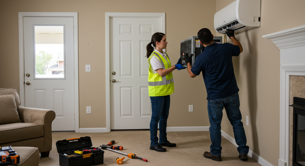 L'installation d'une climatisation