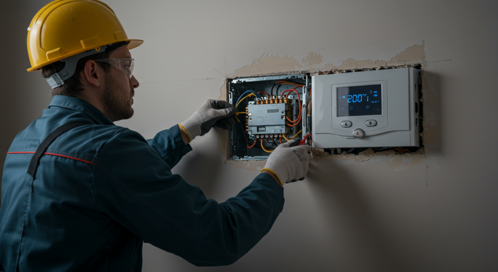 Installer un système électrique de chauffage