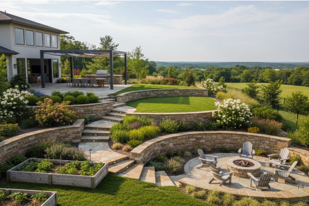 Terrasser un terrain en pente