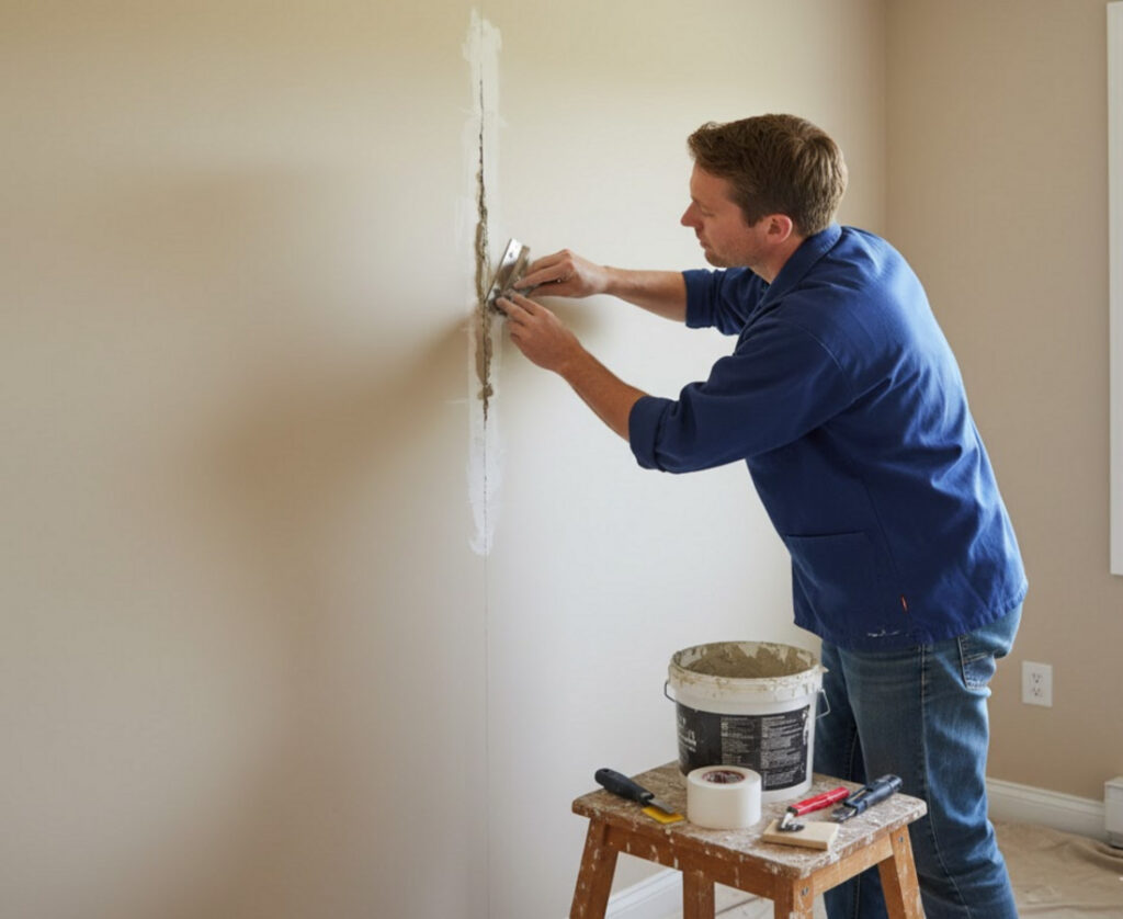 Travaux de plâtrerie