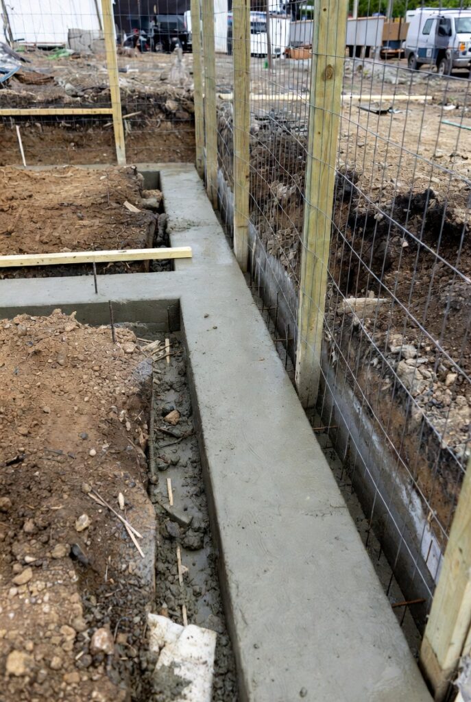 pose clôture et fondation