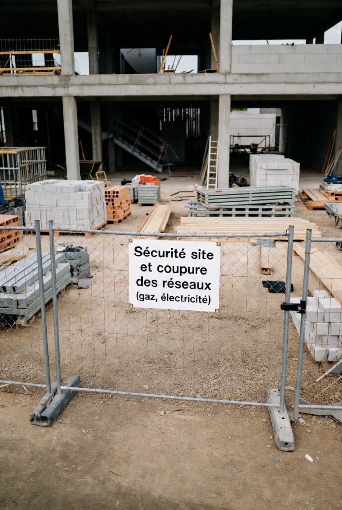 coupure réseau électricité et gaz avant chantier
