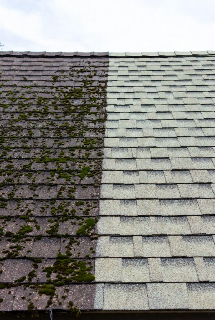 démoussage toiture